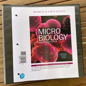 Microbiology An Introduction 13th Edition,Tortora, Funke, Case Loose Pgs Binder